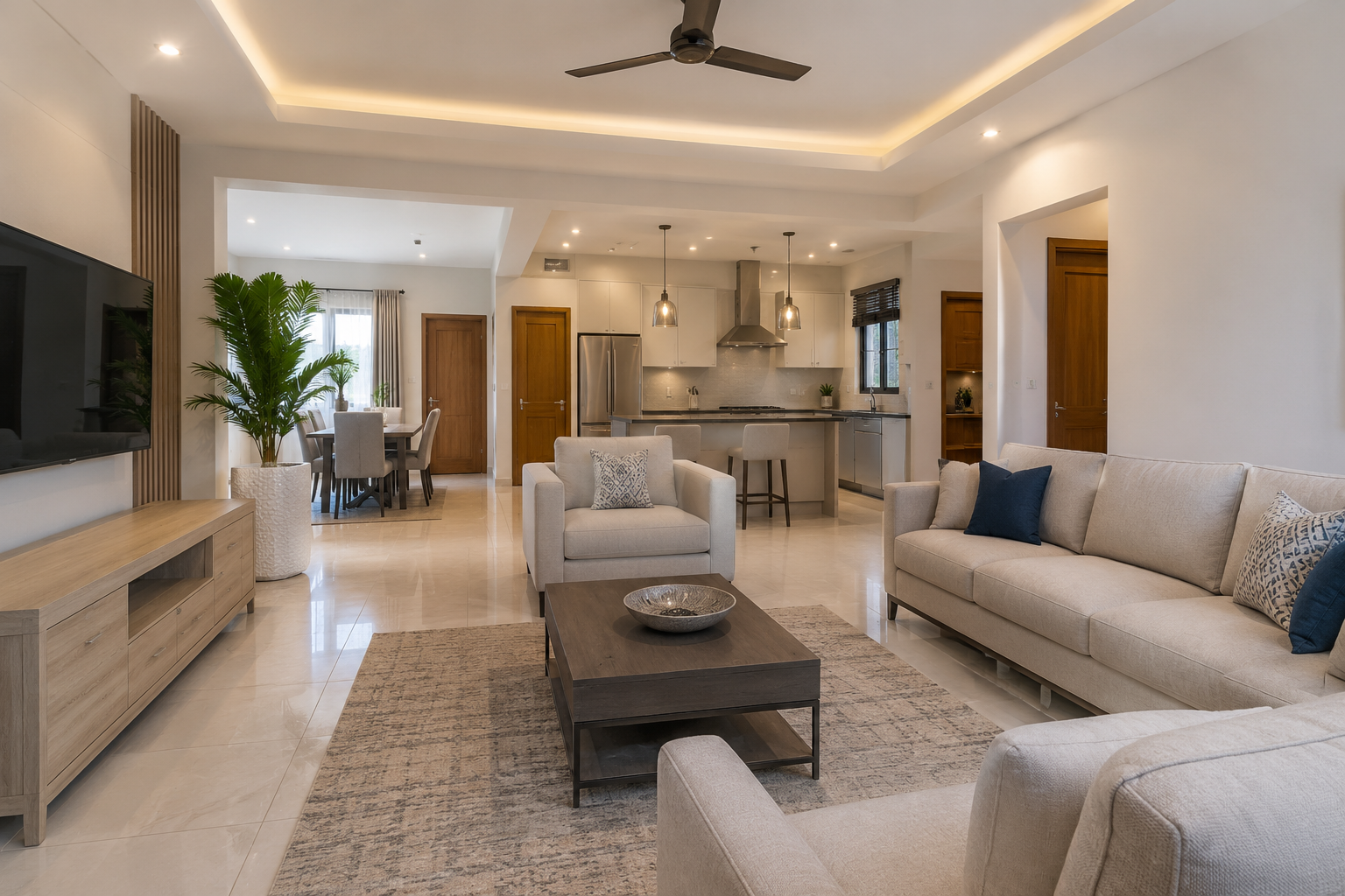 Modern 3-Bedroom Bungalow in Bamburi